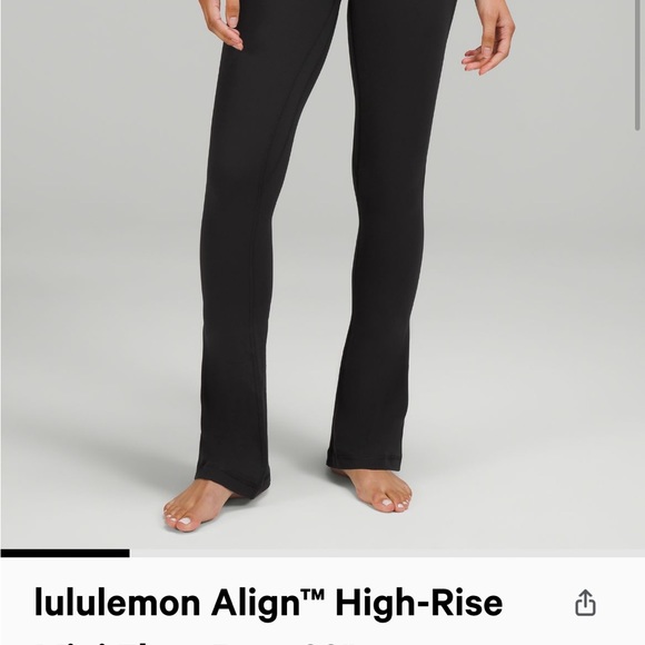 LULULEMON FLARE LEGGINGS NWOT - Picture 3 of 3